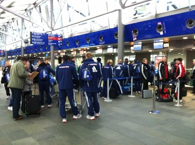 Abflug der RED BULLS
